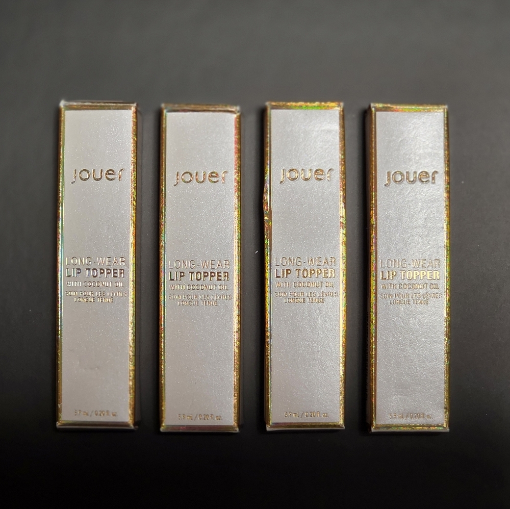 Jouer Long-Wear Lip Topper - Frost Bite - Bundle Lot of 4